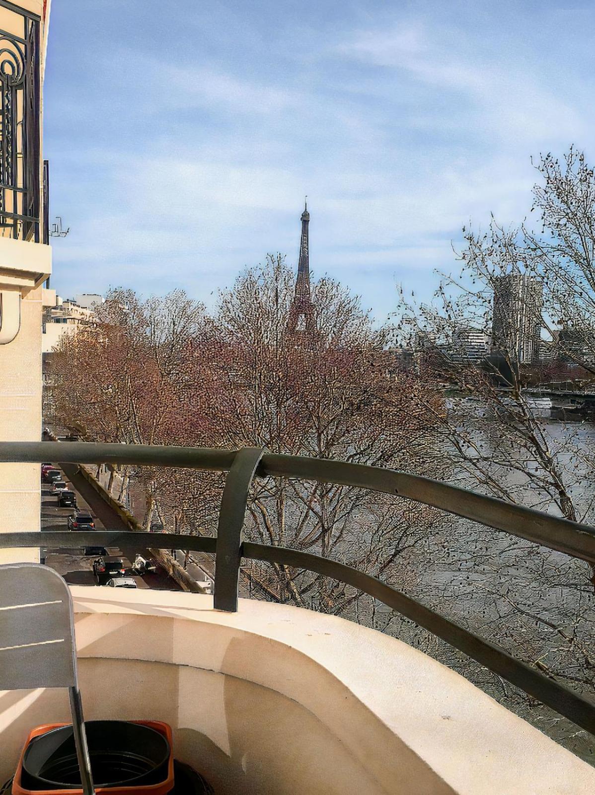 Apartment Beautiful Flat View Of The Seine And Eiffel Tower